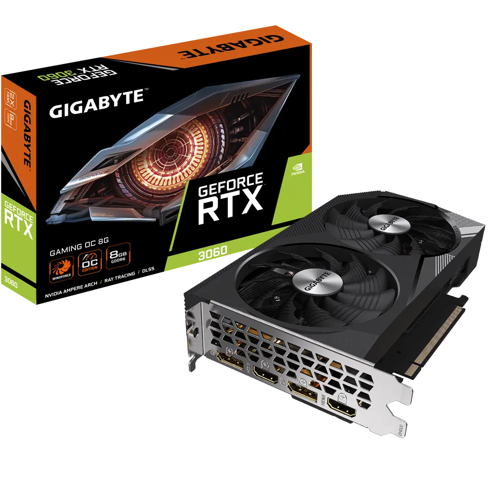   Gigabyte GeForce RTX 3060 8GB